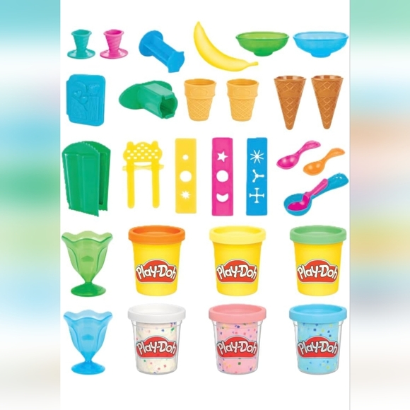 *SOLD* Play-Doh Kitchen Creations Ice Cream Set - Multicolor - Picture 5 of 5